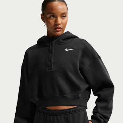 Nike Sportswear Phoenix Fleece Women's Oversized Cropped Henley
